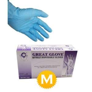  Nitrile Powdered Glove   100 Gloves / Box   Size Medium 