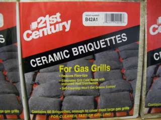 21st Century Ceramic Briquettes for Gas Grills  