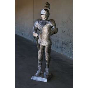  6 Foot Suit of Armor   Medieval Knight (SILVER, GOLD 