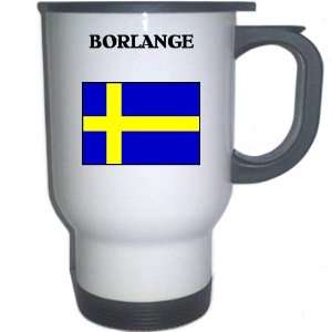  Sweden   BORLANGE White Stainless Steel Mug Everything 