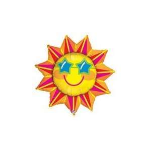  42 Star Sunglasses Sun Super Shape   Mylar Balloon Foil 