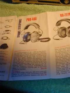 Koss Pro 4AA Headphones Excellent Condition with Box USA made 