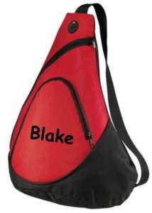 Personalized Monogrammed Backpack Shoulder Sling Pack Bag Travel Beach 