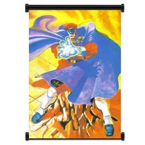 Street Fighter Anime Game M. Bison Fabric Wall Scroll Poster (16x21 