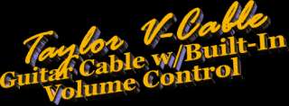 Taylor V Cable 18 Foot Volume Control Guitar Cable NIB  