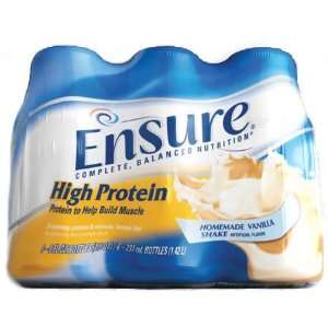  Ensure High Protein Homemade Vanilla / 8 fl oz bottle 