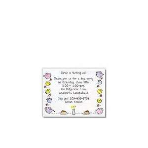  Tea Time Birthday Party Invitations Health & Personal 
