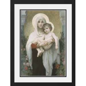 Bouguereau, William Adolphe 28x38 Framed and Double Matted The Madonna 
