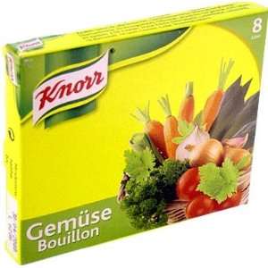 Knorr Gemuese Bouillon / Vegetable Bouillon ( 30 cubes / 8 l of soup 