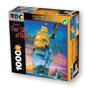  TDC Games Eco Friendly Puzzle   Red Sky at Night Toys 