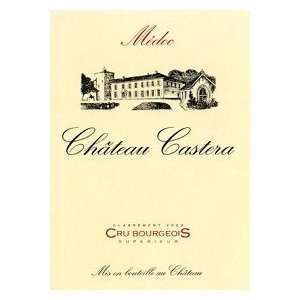 Chateau Castera Medoc Cru Bourgeois Superieur 2006 750ML 