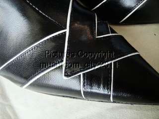 Jimmy Choo Black Kid Leather Knee High Boots 35.5 NIB  