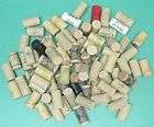 125 Used plastic wine corks for arts and crafts