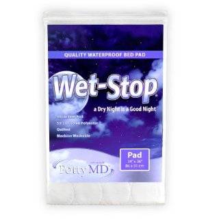 Wet Stop Quality Reusable Waterproof Bed Pad 34x36 by Wet Stop