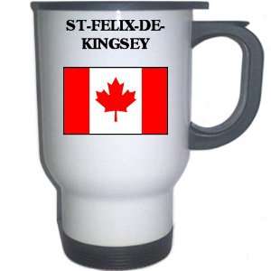  Canada   ST FELIX DE KINGSEY White Stainless Steel Mug 