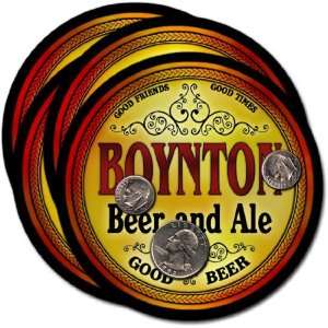  Boynton, OK Beer & Ale Coasters   4pk 