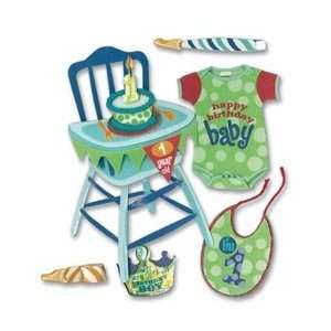   Dimensional Stickers   Boys 1st Birthday Arts, Crafts & Sewing
