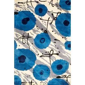  Momeni Koi KO 07 Blue 2 6 x 8 0 Runner Area Rug 