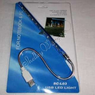 Flexible USB LED Reading Night Light for Notebook Laptop PC