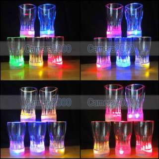   Bar Party Cup Barware Funny Flashing Light Up Glow Cup Plastic  