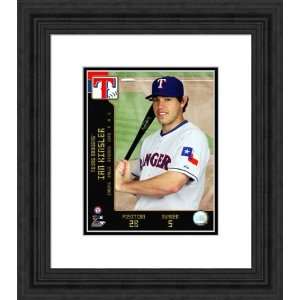  Framed Ian Kinsler Texas Rangers Photograph Sports 
