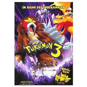  Pokemon 3 The Movie Original Movie Poster, 23 x 33 