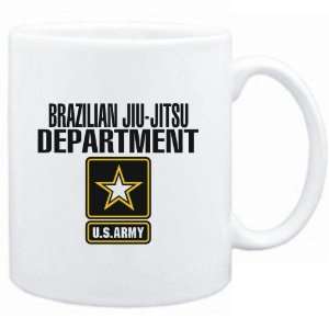  Mug White  Brazilian Jiu Jitsu DEPARTMENT / U.S. ARMY 