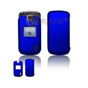  Cover Case for LG Accolade VX 5600   Rubberized Blue Cell 