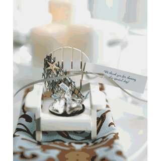  Weddingstar X8414 Sample Wooden Deck Chair Candle Holders 