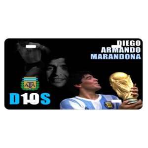  Maradona License Plate Sign 6 x 12 New Quality 