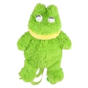  Cuddlee Backpack Soft Plush Animal Back Pack   Frog Toys & Games