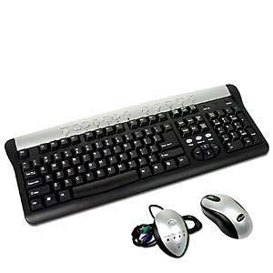 Russian & English Wireless Keyboard & Optical Mouse Set