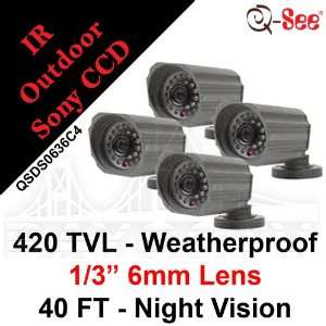   CCD Cameras with 40ft Night Vision & Sony CCD Image Sensors Camera