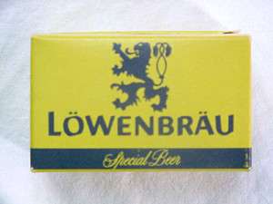 Vintage Lowenbrau Beer Case Playing Cards Set MINT  