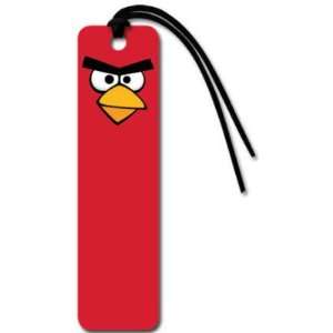   (2x6) Angry Birds Red Bird Face Beaded Bookmark