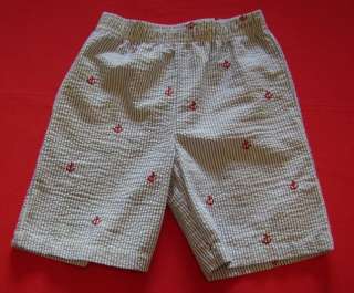 Boys Boutique Summer Kellys Kellys Kids Anchor Shorts Shirt Set SZ 5 