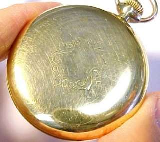 Illinois Bunn Special 1923 Antique Pocket Watch; 21 Jewels; Gold 