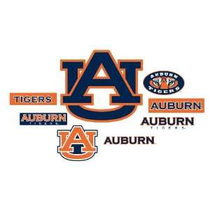   Auburn Team Logo Assortment Junior Wall Graphic
