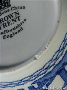   Mug Cup Staffordshire Fine Bone China England Blue & White  