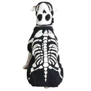 Skeleton Glow Bones Dog Halloween Costume XS   XL  