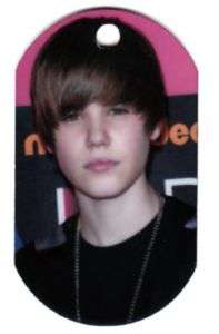 Justin Bieber #9 Dog Tag Necklace Free Chain & Shipping  