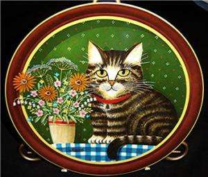 Olivers Birthday~Anna Perenna~Uncle Tads Cats Plate  