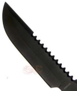 Tactical Knife Combat Commander Full Tang Fighter Blade w Super Grip 