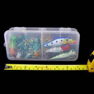 Side Fly Fishing tackle box case 7 compartments 021  