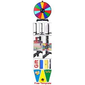   14 Slot Tabletop Color Clicker Dry Erase Prize Wheel