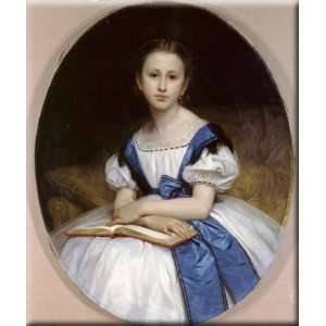  Portrait of Miss Brissac 25x30 Streched Canvas Art by 