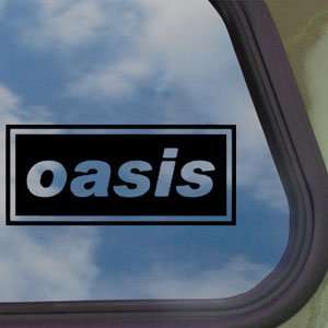  Oasis Black Decal English Rock Band Truck Window Sticker 