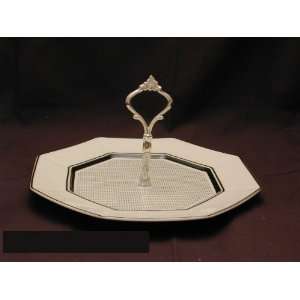  Fitz And Floyd Mille Tache Hostess Tray