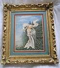 Original Henry Peter Bosse Oil Painting circa 1903  The Flight of Time