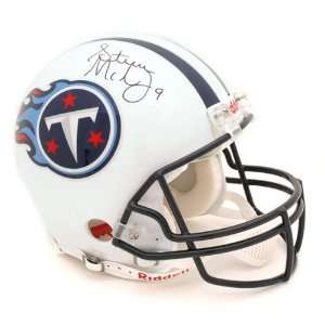  Steve McNair Signed Helmet   (Tennessee Titans Sports 